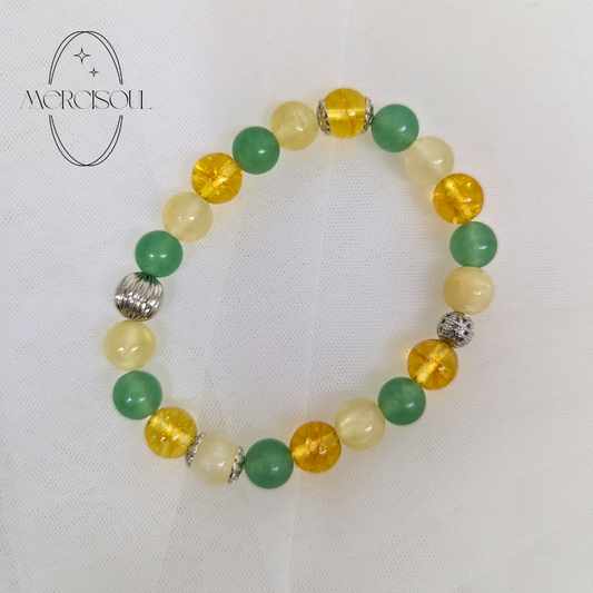 Archangel Raphael Energy Design Crystal Bracelet